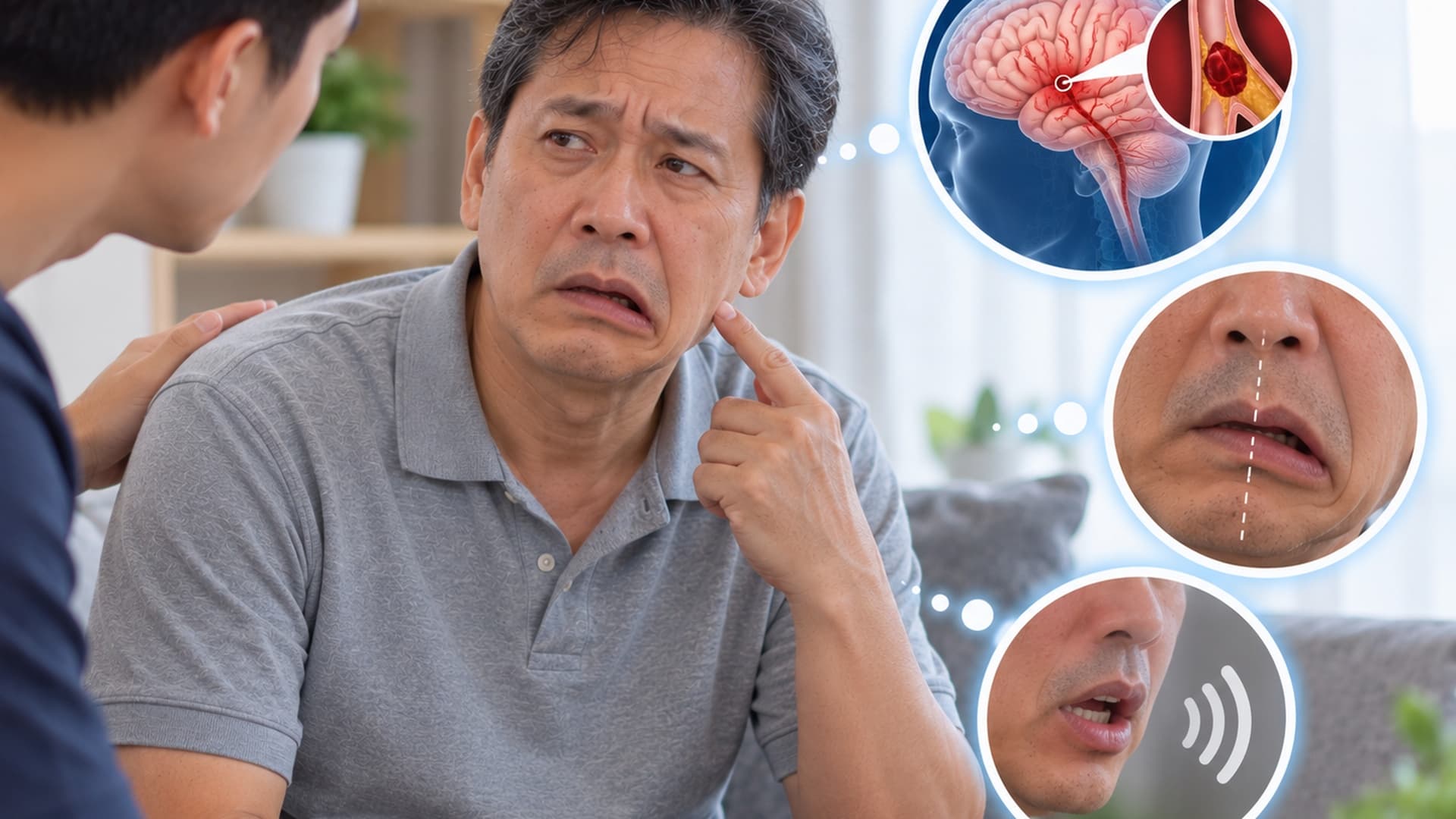 Tiba-Tiba Wajah Mencong dan Bicara Pelo? Bisa Jadi Tanda Stroke Iskemik